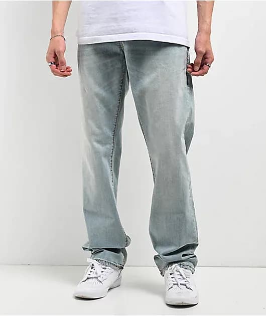 Ricky Super T Flap Grand St Wash Straight Leg Jeans — image 1 of 1