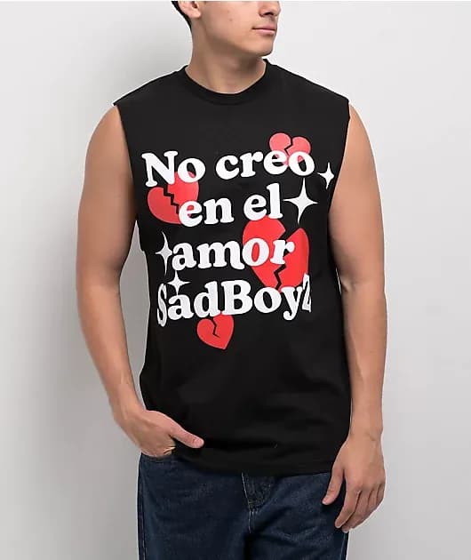 Rose Black Tank Top — image 1 of 1
