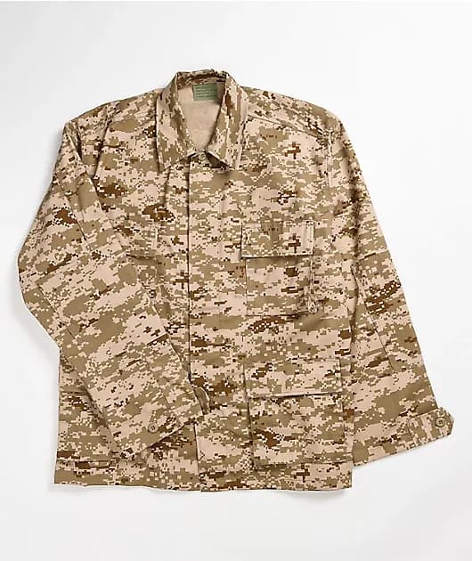 Rothco BDU Digi Camo Long Sleeve Button Up Shirt — image 1 of 1