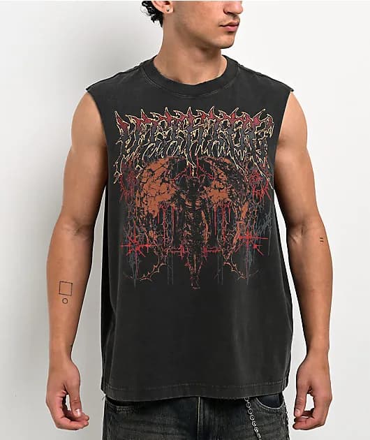 Sacrifice Black Wash Tank Top — image 1 of 1