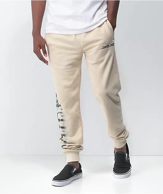 Sand Black Strip Dye Jogger Sweatpants — image 1 of 1