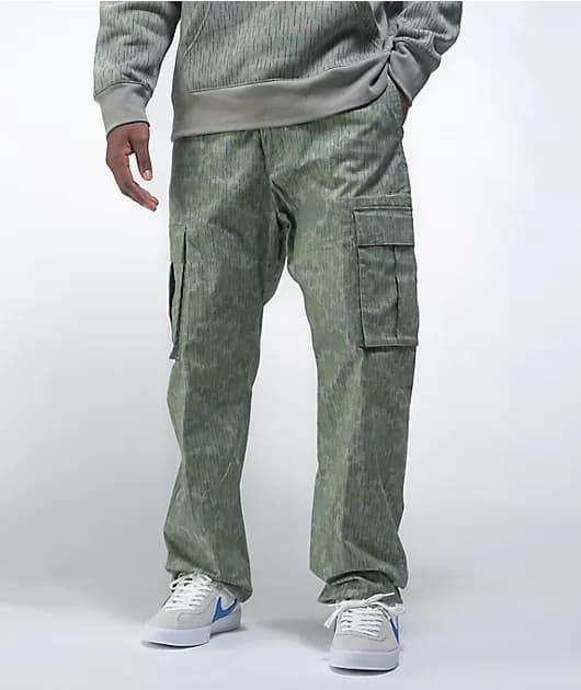SB Camo Light Green Cargo Pants — image 1 of 1