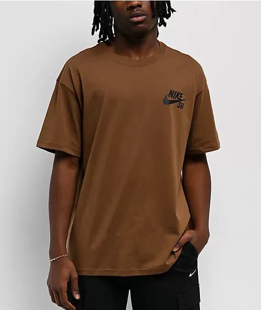SB Logo Brown T-Shirt — image 1 of 1
