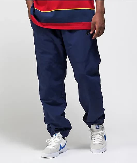 SB Novelty Navy Track Pants — image 1 of 1