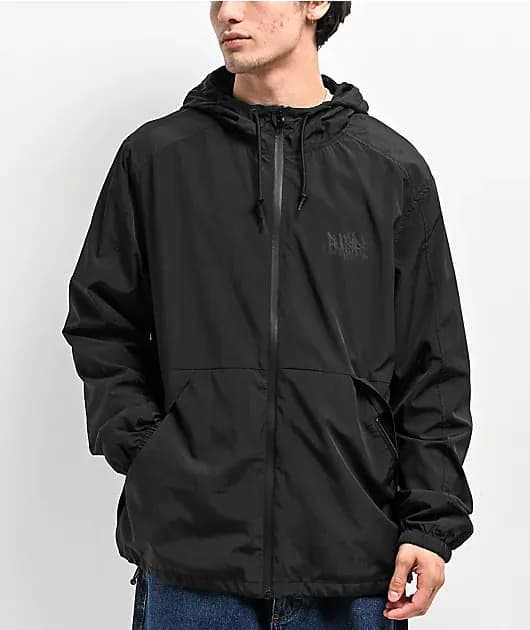 Seen It Black Windbreaker Jacket — image 1 of 1