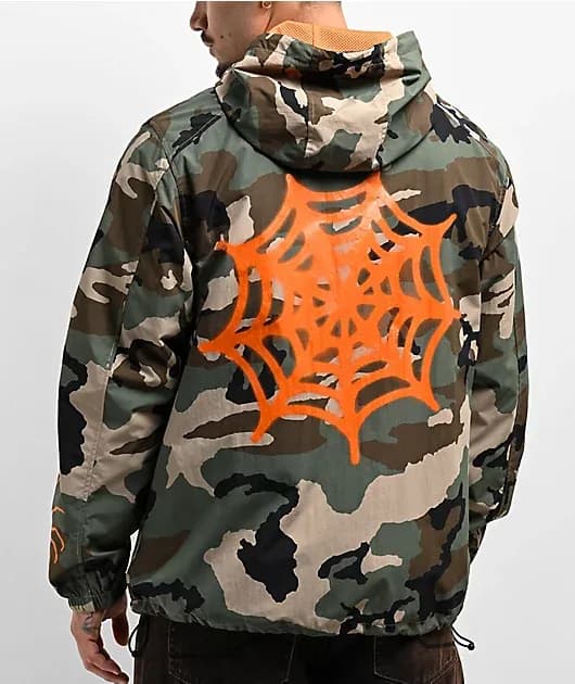 Seen It Camo Zip Windbreaker Jacket — image 1 of 1