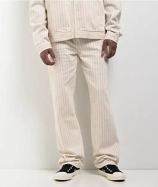Service Cream Red Carpenter Pants — image 1 of 1