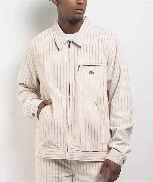 Service Cream Red Work Jacket — image 1 of 1