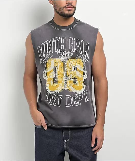 Shipwreck Black Wash Tank Top — image 1 of 1