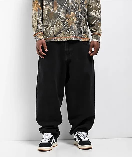 Shmutz Black Ultra Loose Skate Jeans — image 1 of 1