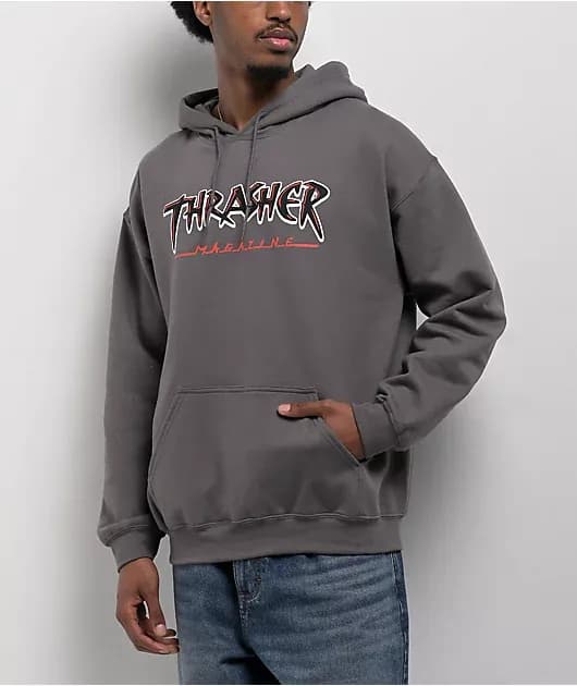 Slash Grey Hoodie — image 1 of 1