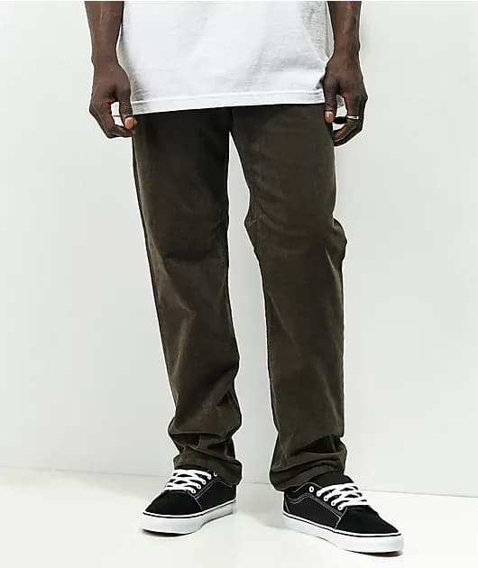 Solver Brown Corduroy Pants — image 1 of 1