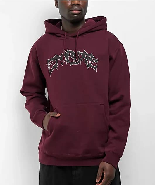 Spike Maroon Hoodie — image 1 of 1