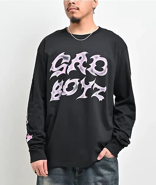 Star Stone Black Long Sleeve T-Shirt — image 1 of 1