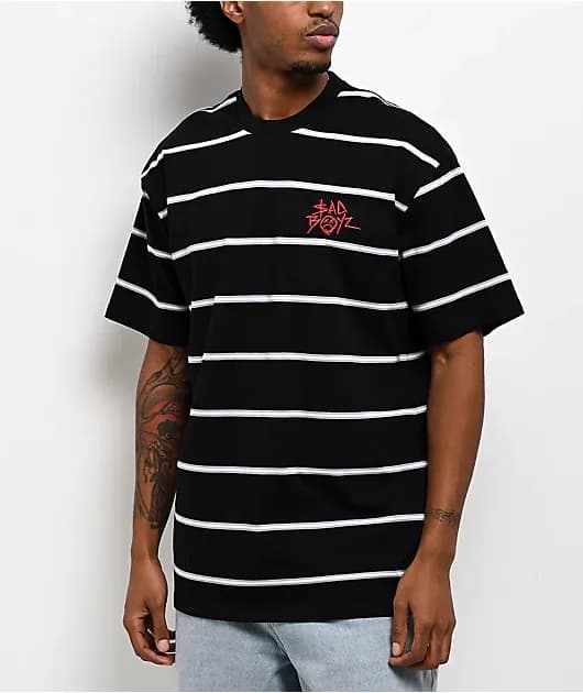 Stripe Black T-Shirt — image 1 of 1