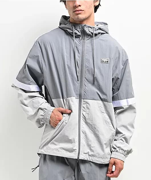 Symmetry Grey Track Jacket — image 1 of 1