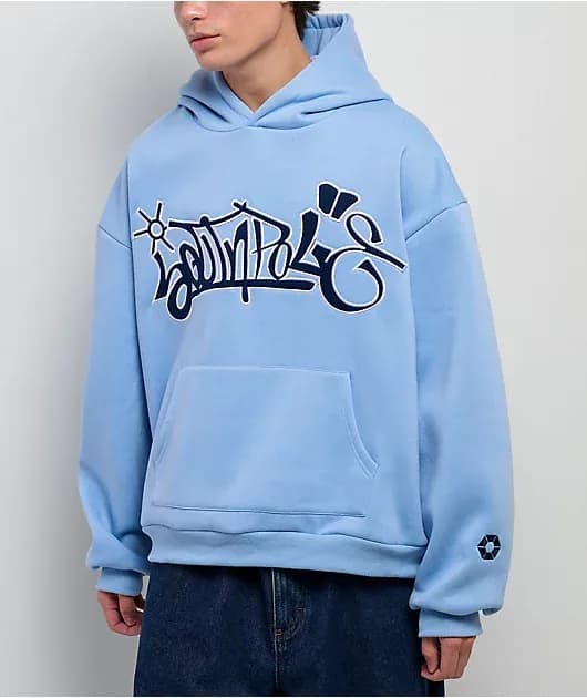 Tag Light Blue Hoodie — image 1 of 1