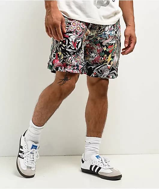 Tattoo Collage Shorts — image 1 of 1