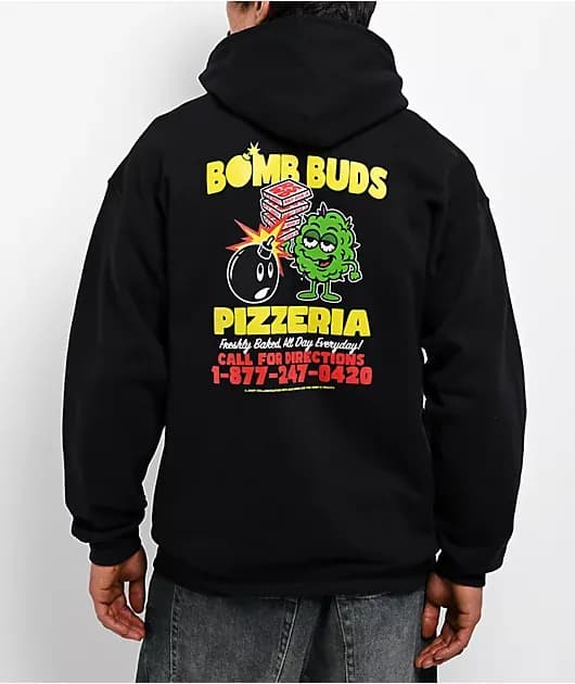 The High Mighty Buds Black Zip Hoodie — image 1 of 1