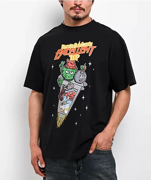 The High Mighty Wild Trip Black T-Shirt — image 1 of 1