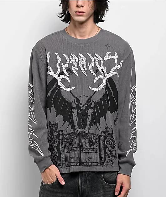 Thunder Grey Thermal Long Sleeve T-Shirt — image 1 of 1