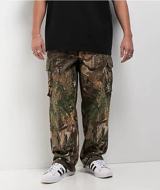 Timber Camo Cargo Sweatpants — image 1 of 1