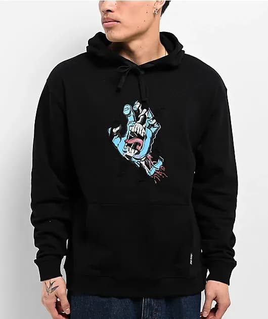 Torn Hand Black Hoodie — image 1 of 1