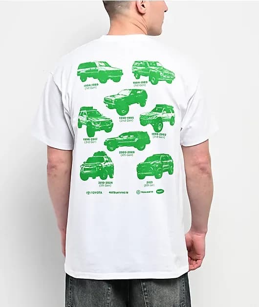Toyota TRD Generations White T-Shirt — image 1 of 1