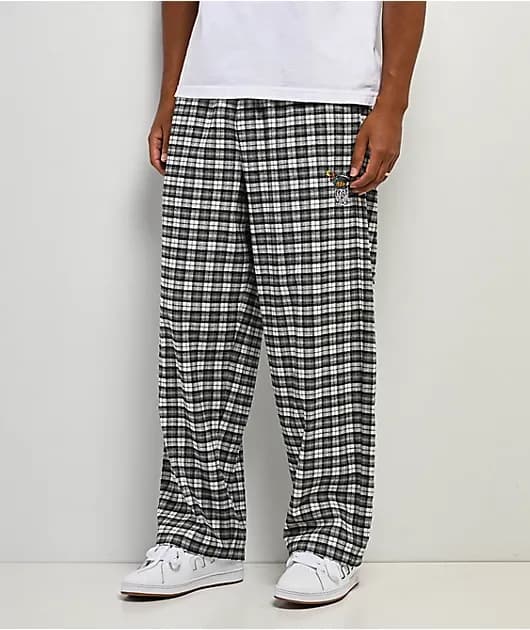 Trash Black Plaid Lounge Pants — image 1 of 1