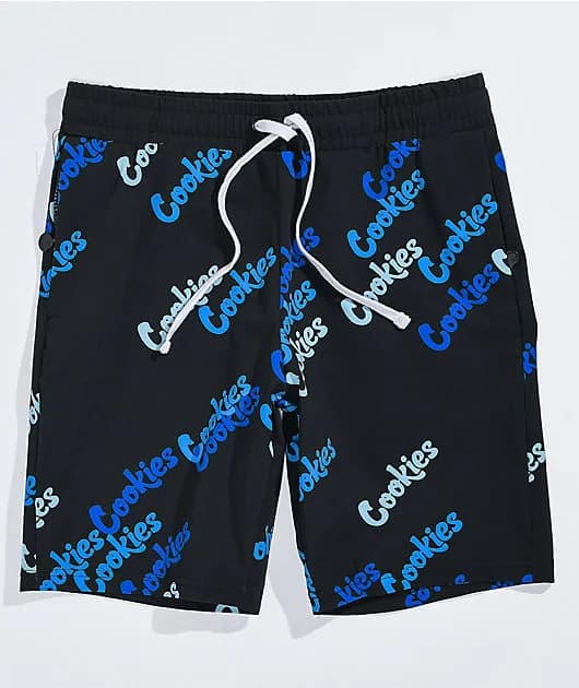 Triple Beam Black Board Shorts — image 1 of 1