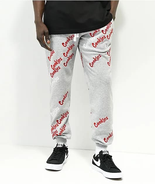 Triple Beam Grey Sweatpants — image 1 of 1