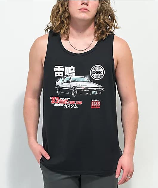 Tuner Black Tank Top — image 1 of 1