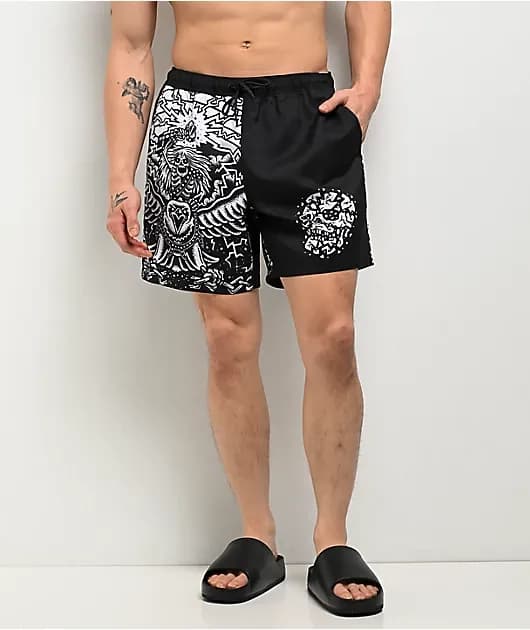 Unchained Black Board Shorts — image 1 of 1
