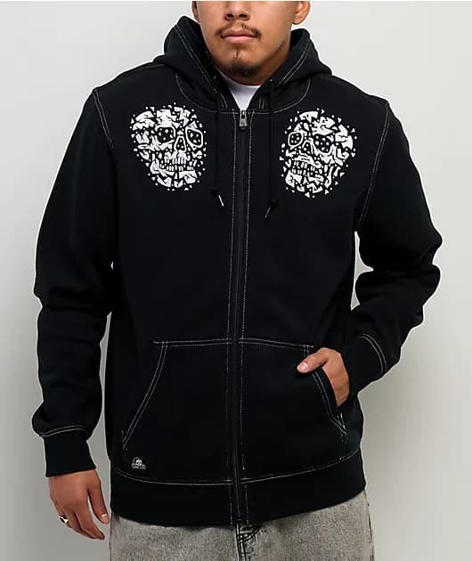 Unchained Black Zip Hoodie — image 1 of 1
