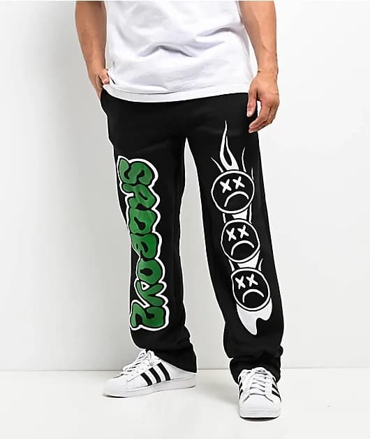 Web Black Sweatpants — image 1 of 1