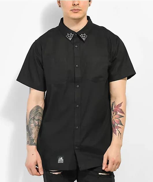 Web Black Work Shirt — image 1 of 1