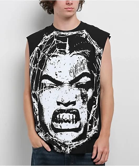 Web Shawty Black Tank Top — image 1 of 1