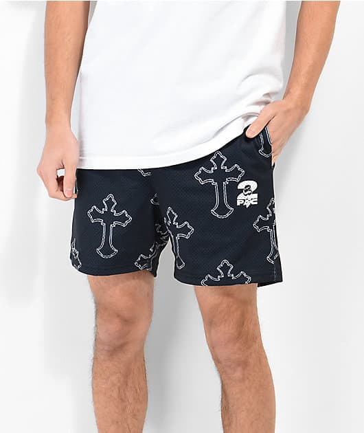 Primitive x Tupac Black Mesh Shorts — image 1 of 1